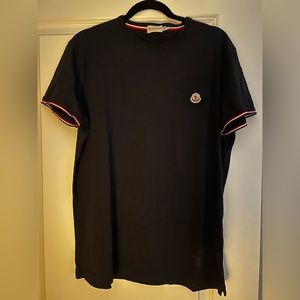 XXL Moncler Shirt - Black, White, and Red